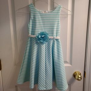 Spring Easter belted dress